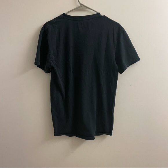 Unisex QuickSilver Black T-Shirt with graphics Size M - Picture 2 of 4